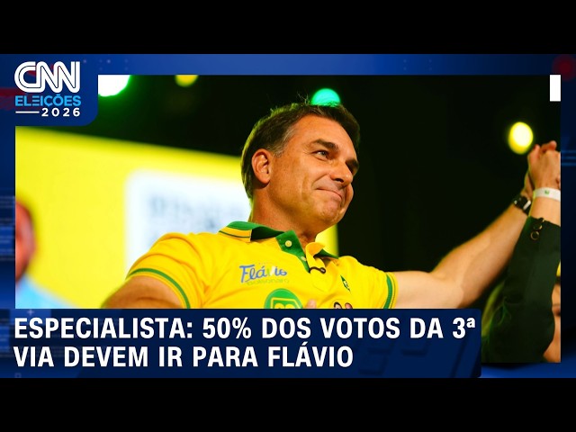 Ao menos 50% dos votos de terceira via devem ir para Flávio, diz especialista | WW