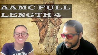 AAMC Full Length 4 Walkthrough with 100th Percentile Scorer #medicalschool #mcat #mcatstudying