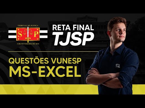 Aula de Informática para TJSP - Questões de Excel VUNESP | Prof. Rani Passos