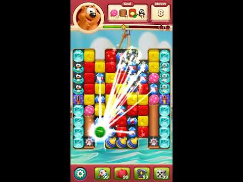 Toon Blast Level 8220 - NO BOOSTERS 🐻🐺🐱 | SKILLGAMING ✔️