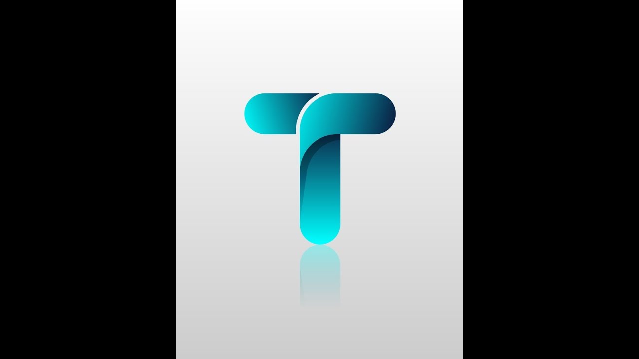 Letter T Logo Design In Coreldraw