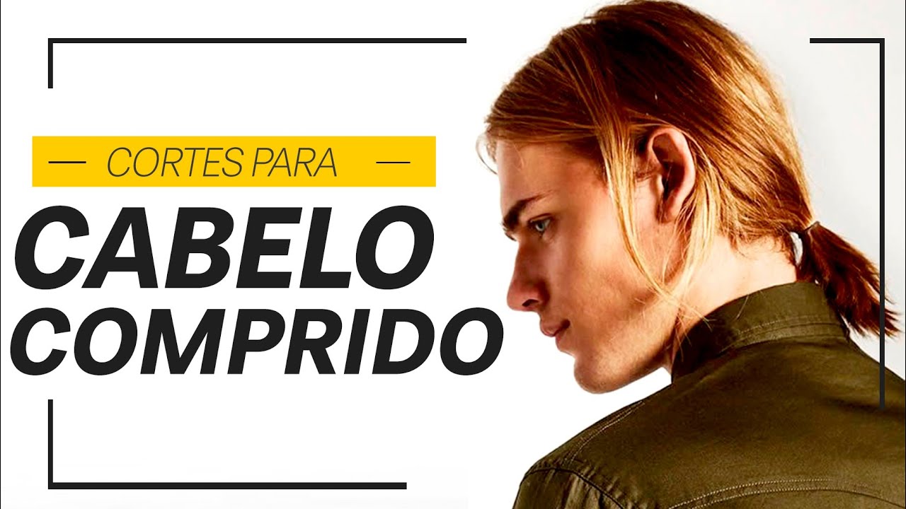 Cortes para CABELO MASCULINO COMPRIDO (com Barbalhada)