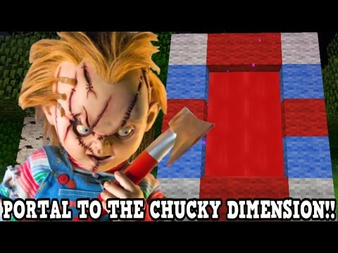 SmoothMarky - Minecraft How To Make A Portal To The Chucky Dimension - Chucky Dimension Showcase!!!