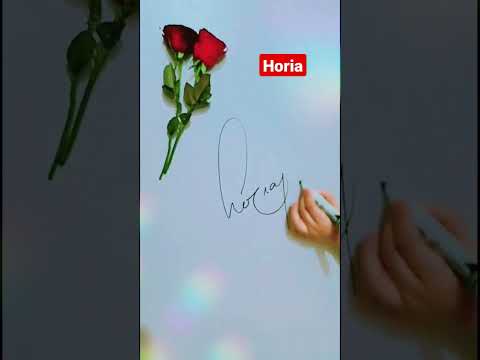 ♡ Horia Name Signature ♡ #shorts #viral @Signwithus