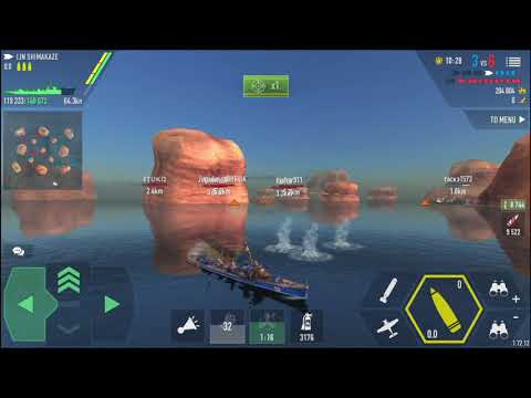 [Battle of warships] SHIMAKAZE and 1 M Damage!