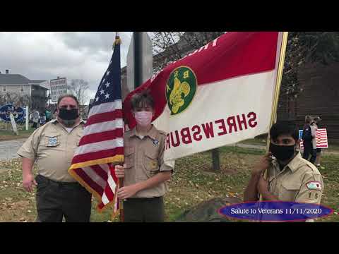 Salute to Veterans - November 11, 2020 - Shrewsbury, MA