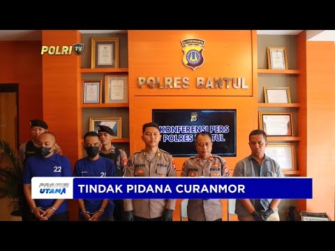 POLRES BANTUL TANGKAP PELAKU CURAT