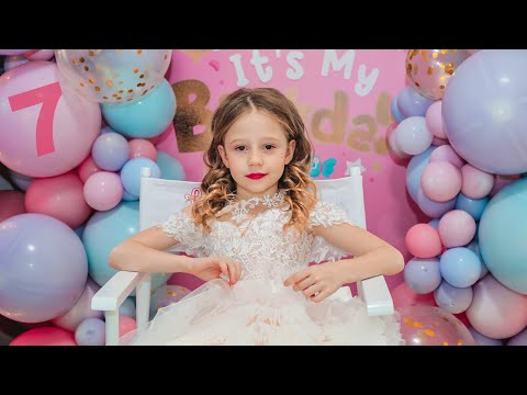 Nastya and her Birthday Party 7 years old