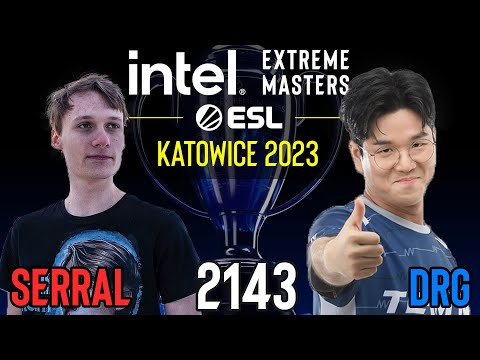 🇫🇮 Serral (Z) vs 🇰🇷 DRG (Z) - Gruppe C - IEM Katowice 2023 - StarCraft 2 - Cast 2143 [4K]