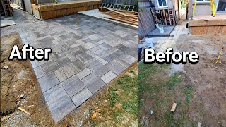 How To Build Your Own Paver Patio , From Start To Finish