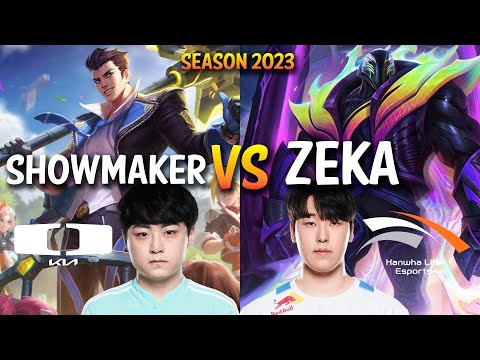 DK Showmaker vs HLE Zeka - Showmaker JAYCE vs Zeka K'SANTE Mid - KR Ranked