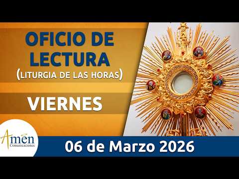 Oficio de Lectura de hoy Viernes 06 Marzo de 2026 l Padre Carlos Yepes l Católica l Dios