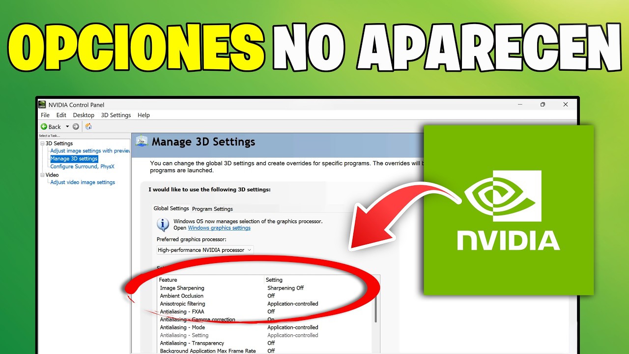 Panel de Control NVIDIA No Muestra Configuración de Pantalla Solución❌🖥️
