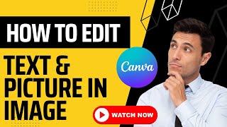 How to edit text  or picture of any image | use Canva for best & easy result | Best Video in Urdu