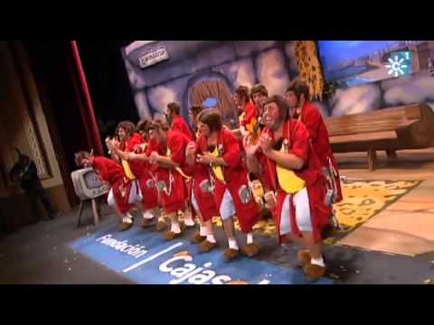 Chirigota “Los Paco-Piedra”: Primer Pasodoble | SEMIFINALES del Carnaval de Cádiz 2015