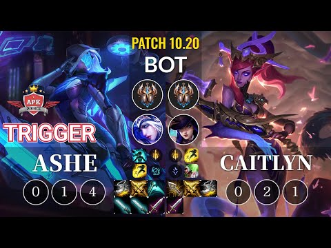 APK Trigger Ashe vs Caitlyn Bot - KR Patch 10.20