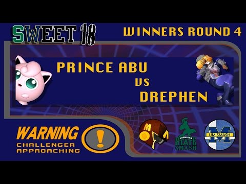 SWEET 18 - Prince Abu (Jigglypuff) vs Drephen (Sheik) WB4