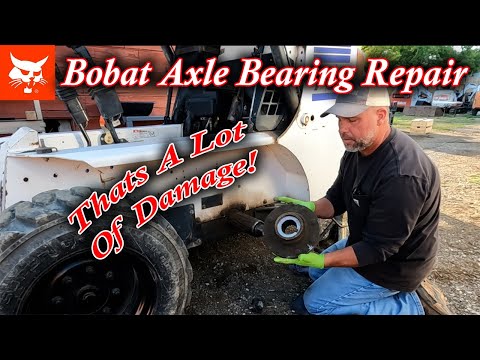 Bobcat Axle Bearings and Chain Case Repair