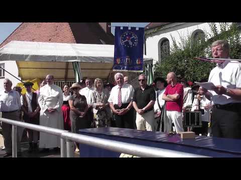 Einzug und Eröffnungsrede am Stadtfest Ichenhausen 2013