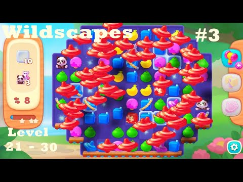 Wildscapes walkthrough #3 HD | movies and games (level 21 - 30) | gameplay | ios | android | pc