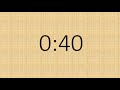 1 Minute Jeopardy Timer