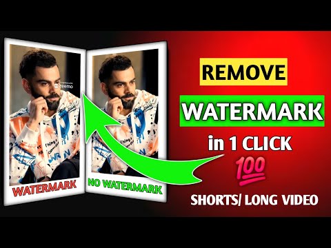 How To Remove Watermark From Video For FREE (No Blur)✅️