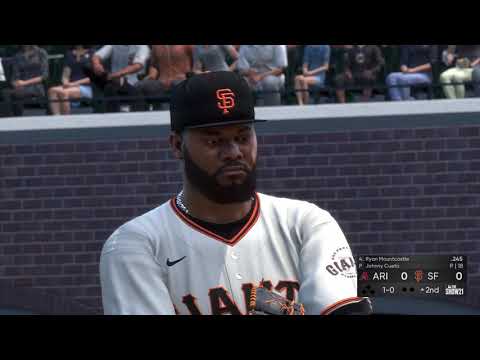 MLB the show 21 Franchise mode: Arizona Diamondbacks vs San Francisco Giants - (Xbox One) [4K60FPS]