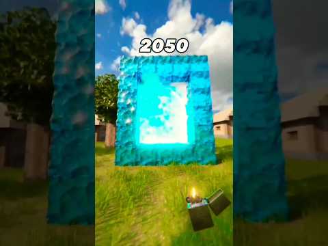 It's Sahil Gaming22 - Minecraft 2023 vs 2050🤯#shorts #minecraft #realistic #viral #meme #trending