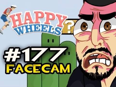 Happy Wheels w/Nova Ep.177 FACECAM - RETRO GAME LEVELS!