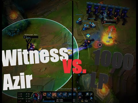 Witness Azir vs. Sertuss | Azir vs Orianna 10.9 | Best azir EUW in challenger game