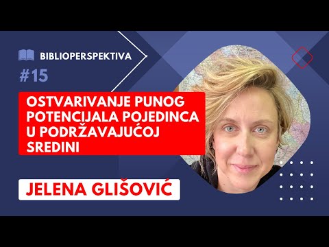 Jelena Glišović, bibliotekar savetnik u Narodnoj biblioteci Srbije | Biblioperspektiva podkast #15