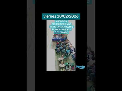 visita de la coordinación regional de Vente Lara a nuestro municipio Andrés Eloy Blanco
