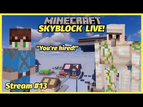 🔥 Ultimate Iron Farm Build in Skyblock! 😱 Watch BillyRantz dominate 🚀