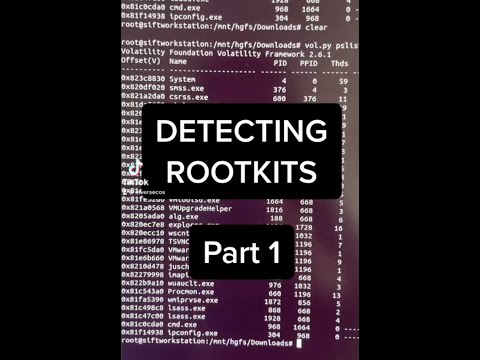 How to detect a rootkit through memory analysis - Stuxnet