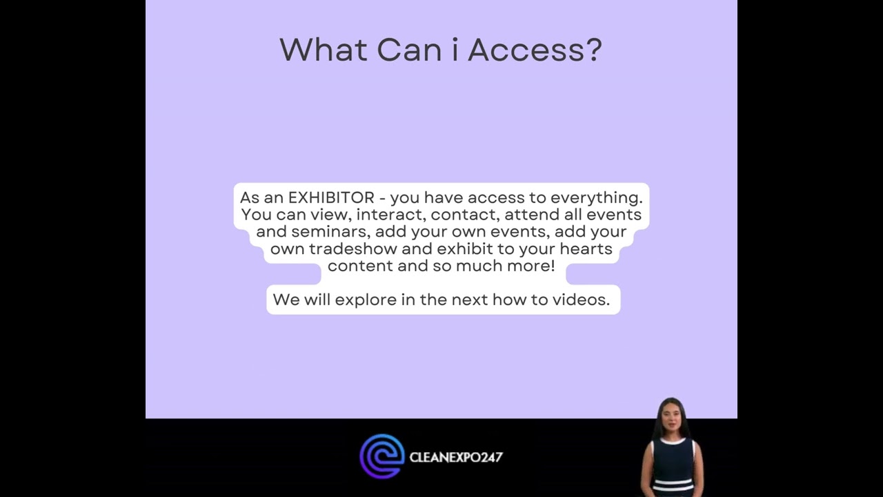 Exhibitor - Log In and Access
