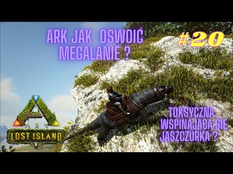 Ark megalania  jaszczur toxin jak oswoić ark megalania taming  megalania ark megalania toxin farming