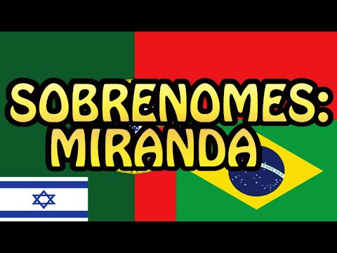 Sobrenomes: Miranda