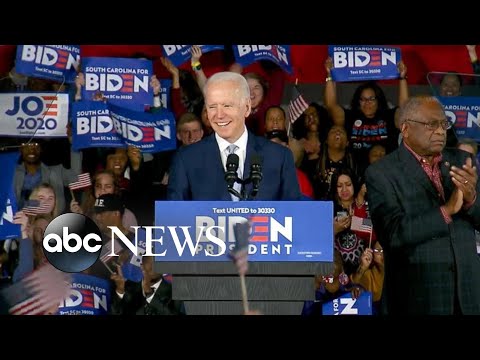 ジョー・バイデンはサウスカロライナ州のプライマリーの後に話す l ABCニュース (Joe Biden speaks after South Carolina primary l ABC News)