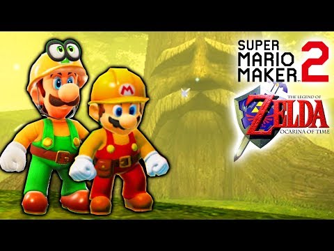 Mario Maker 2: Zelda OoT Deku Tree Showcase