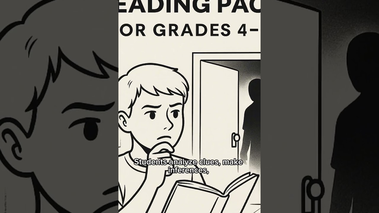 Mystery Reading Comprehension Worksheets for Grades 4–6