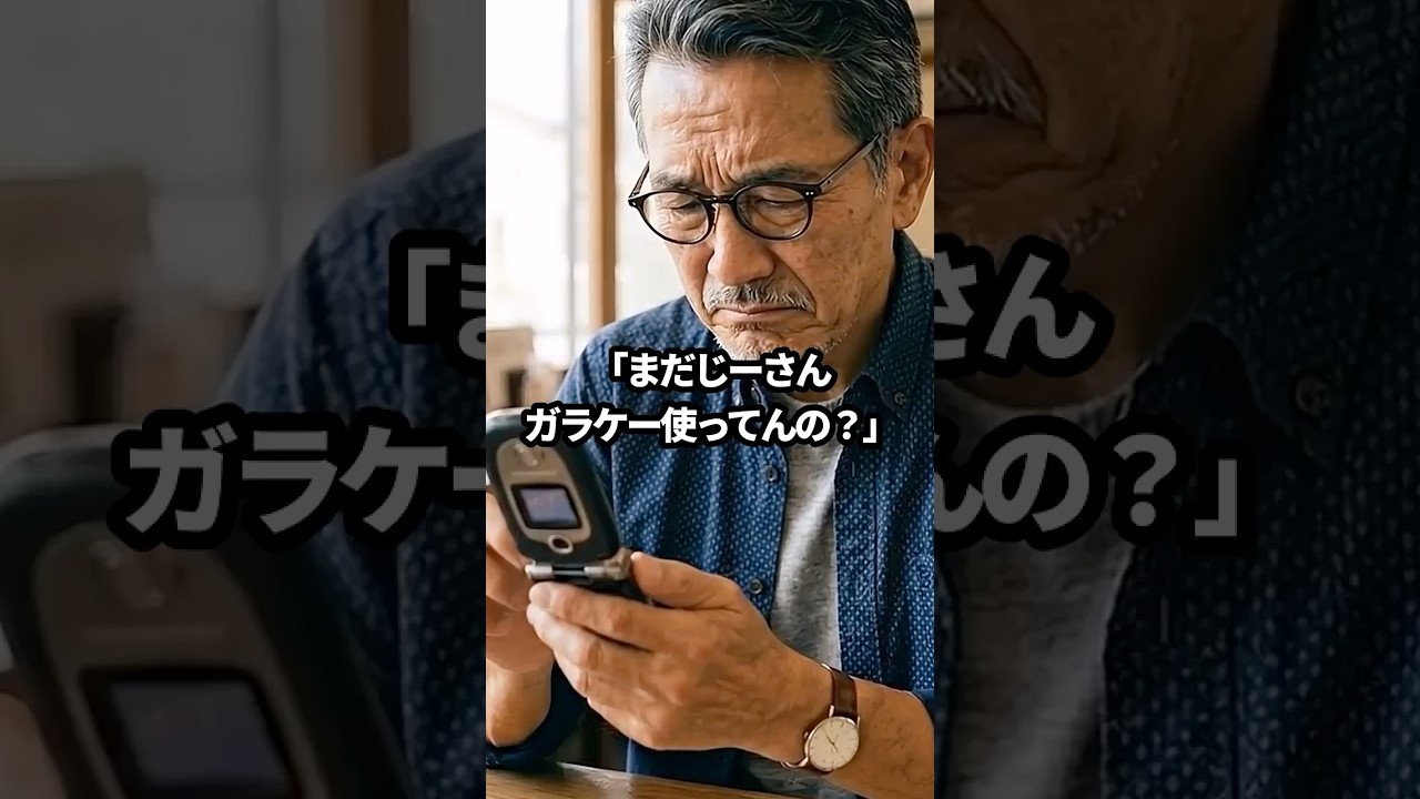 「まだガラケー？」と古い携帯を使う老人を、若手営業マンが嘲笑した。だがその数日後──営業マンは、自分の発言を後悔する事になる。