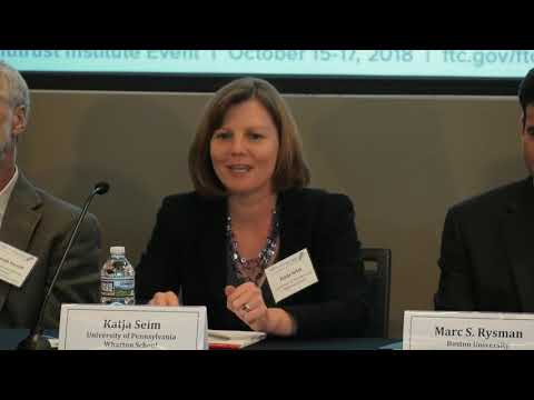 FTC Hearing: Current Economic Understanding of Multi-Sided Platforms- October 15, 2018 – Session 2