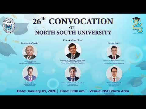 26th Convocation of North South University