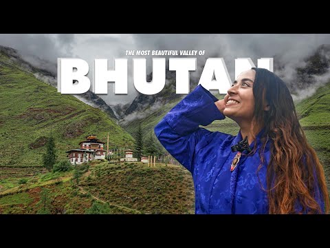 I found the most beautiful valley of Bhutan 😍