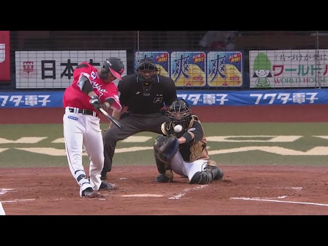 【1回裏】マリーンズ・角中 初回から先制のタイムリーヒットを放つ!! 2019/9/22 M-F