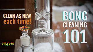 The BEST way to clean your Bong! Get your glass CLEAN AS NEW each time (Orange Chronic Cleaner)