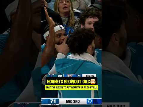 The Hornets BLOWOUT OKC Thunder😭