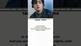Download lagu Taehyung - FRI(END)S lyrics #taehyung #fri(end)s #lyrics #v #friends #lyrics #bts_v #bts_taehyung mp3