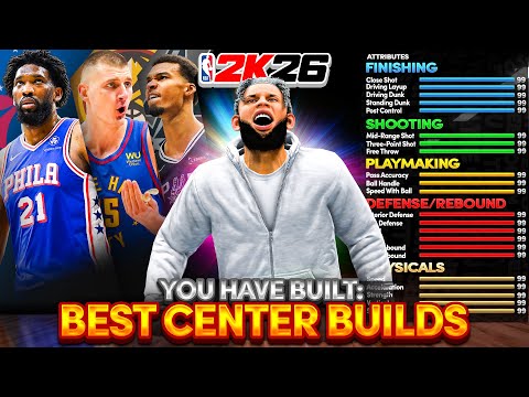 *NEW* BEST CENTER BUILD IS THE BEST BUILD IN NBA 2K26! (99 REBOUND + 95 STRENGTH + 95 DUNK)