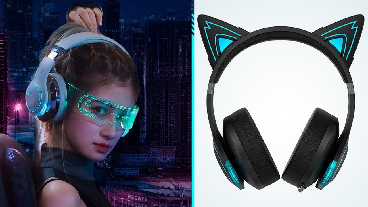 Audífonos GAMER con Orejas de Gato que Puedes COMPRAR! Bzfuture EDIFIER HECATE G5BT CAT